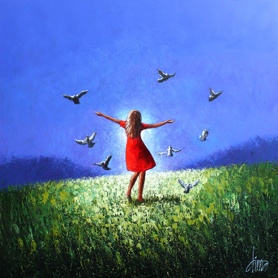 Girl With a Doves : Dima Dmitriev